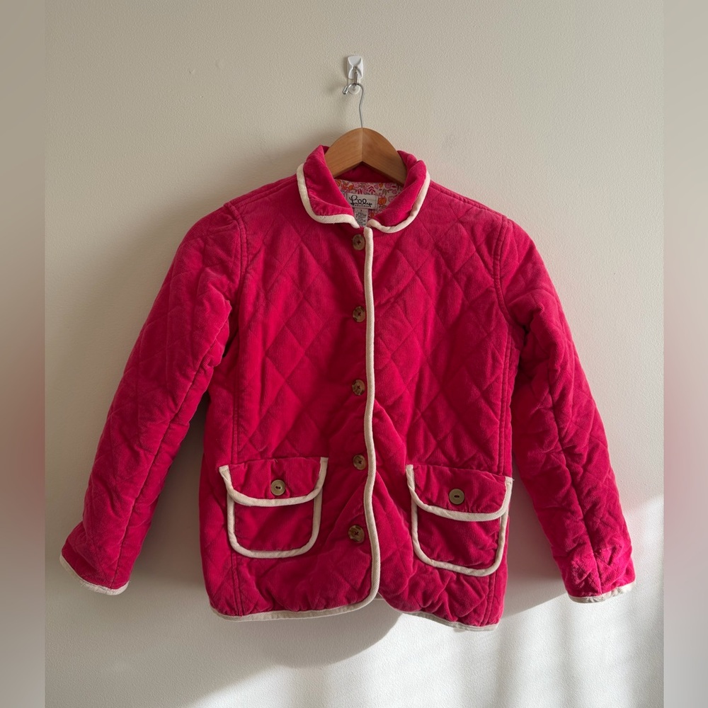 Lilly Pulitzer Vintage White Label Girls Barn Jacket (Size 7)